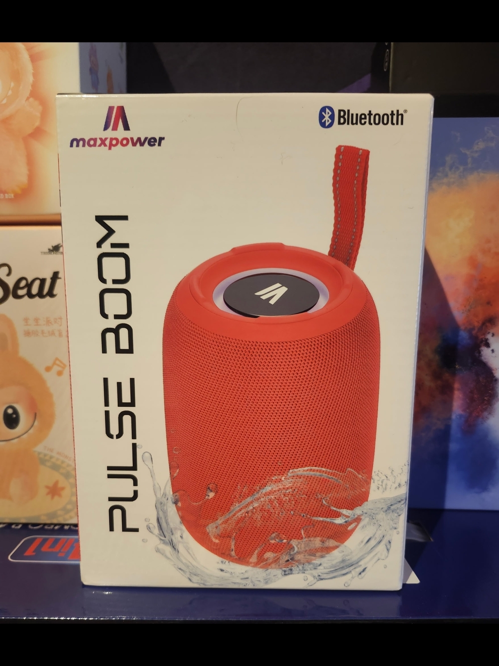 Pulse Boom Bluetooth Portable Speaker - Red
